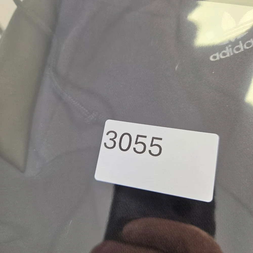 Adidas Originals Mens XS Black Fleece Joggers Trefoil Logo Sweatpants 3055